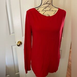 Women’s Halogen Red Soft Long Sleeve Sweater Size XS